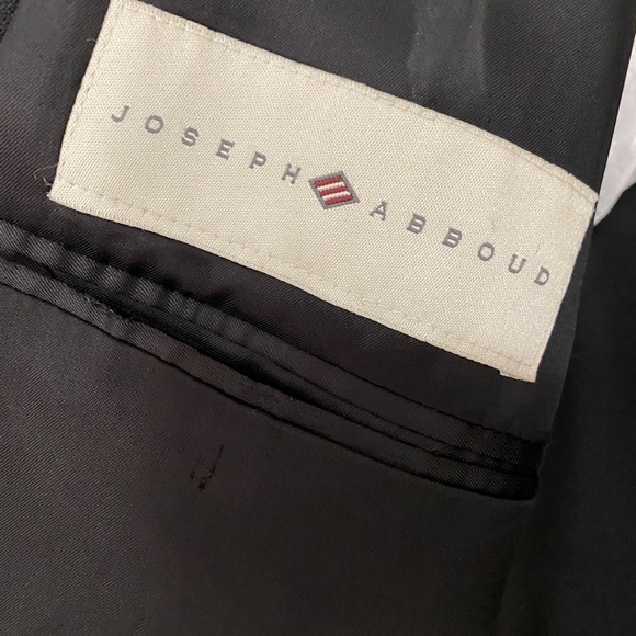 Joseph Abboud 3 Button Black Sports Coat 48R - Picture 5 of 8